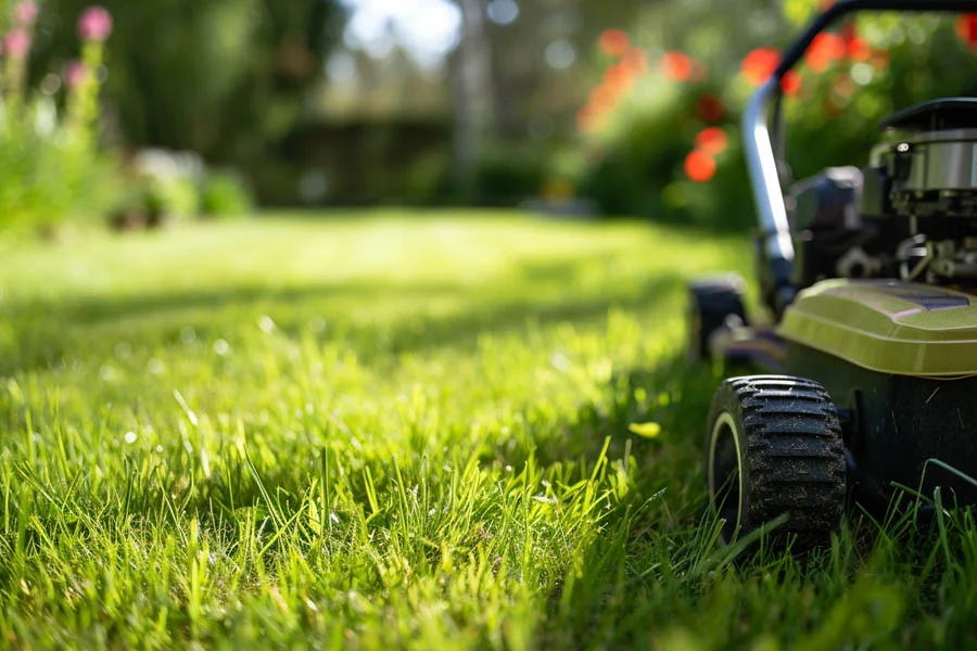 small battery operated lawn mowers