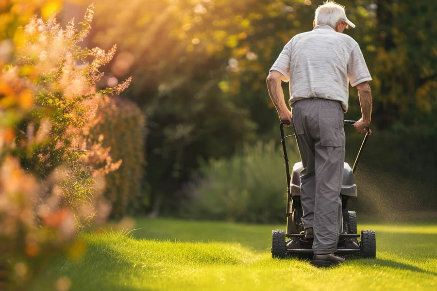 small battery operated lawn mowers