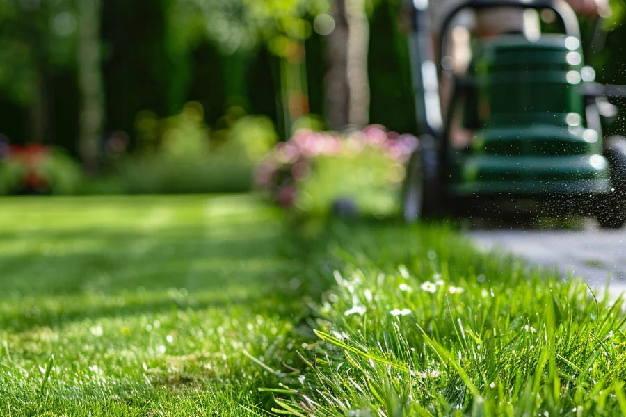 battery push lawn mower