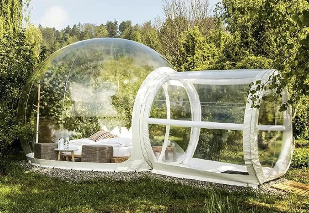 stargazing clear inflatable bubble dome igloo tent