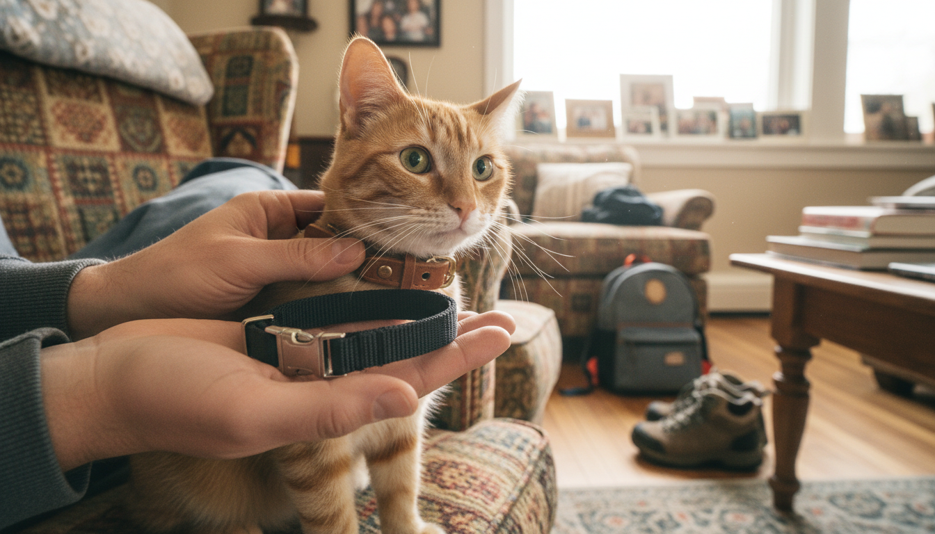 Leather vs Nylon Cat Collars: Comfort, Fit & Safety