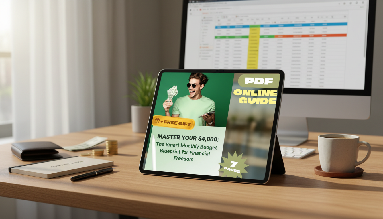 $4,000 Monthly Budget Blueprint: Debt, Savings, and Cash Flow
