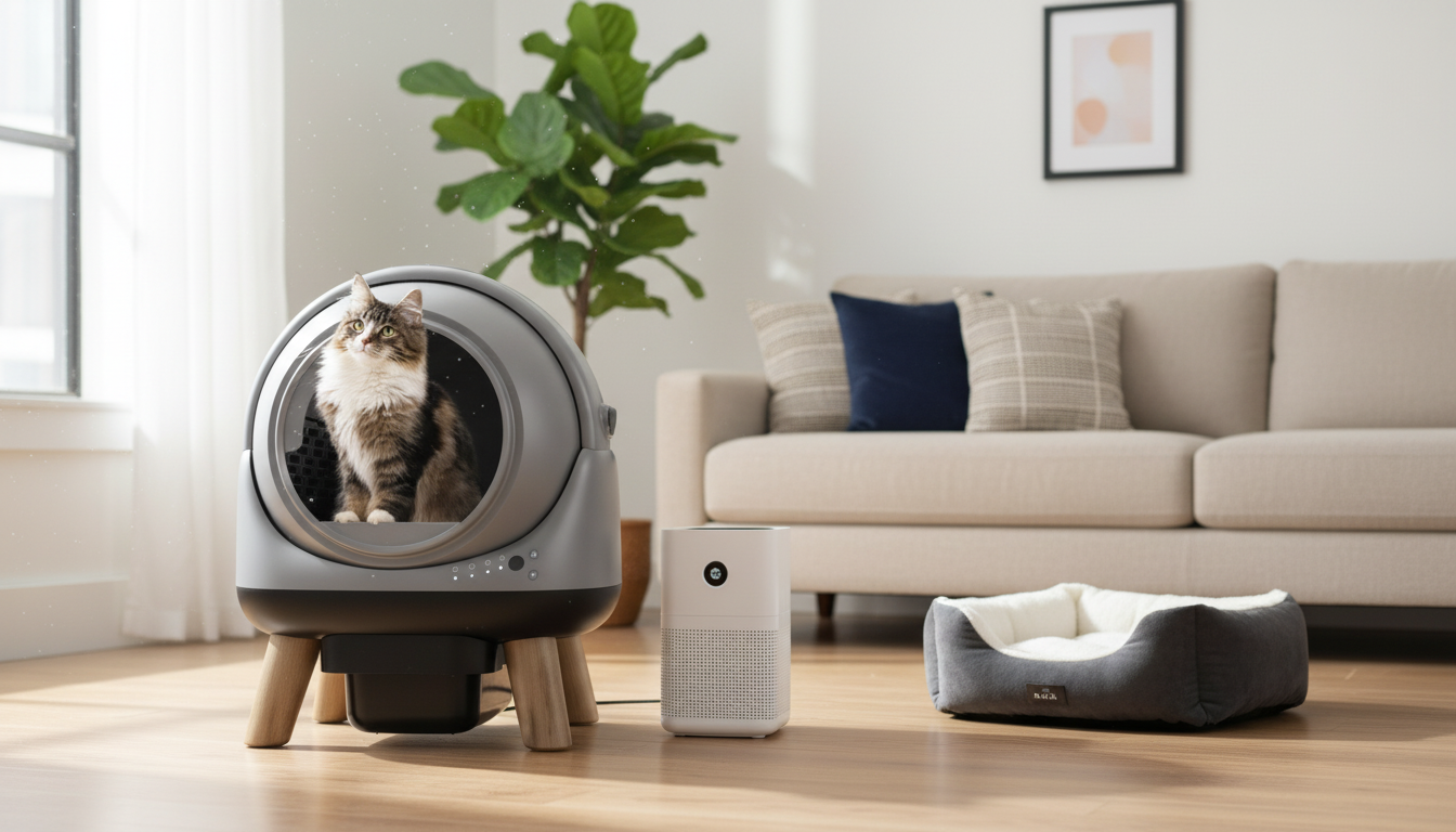 G1 Smart Self-Cleaning Litter Box: Odor Control & Safety