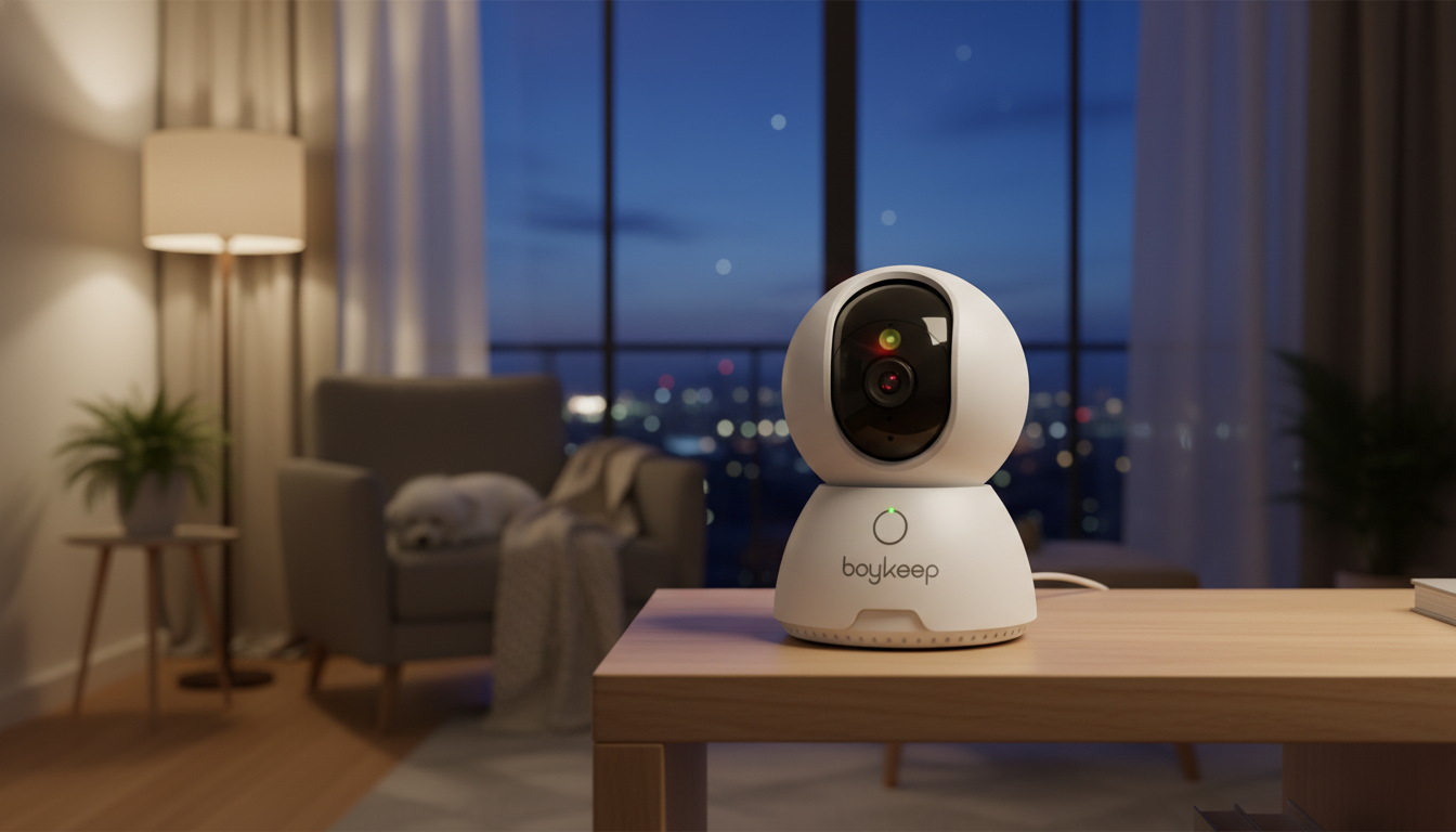 HD Indoor Security Camera: Night Vision & Two-Way Talk