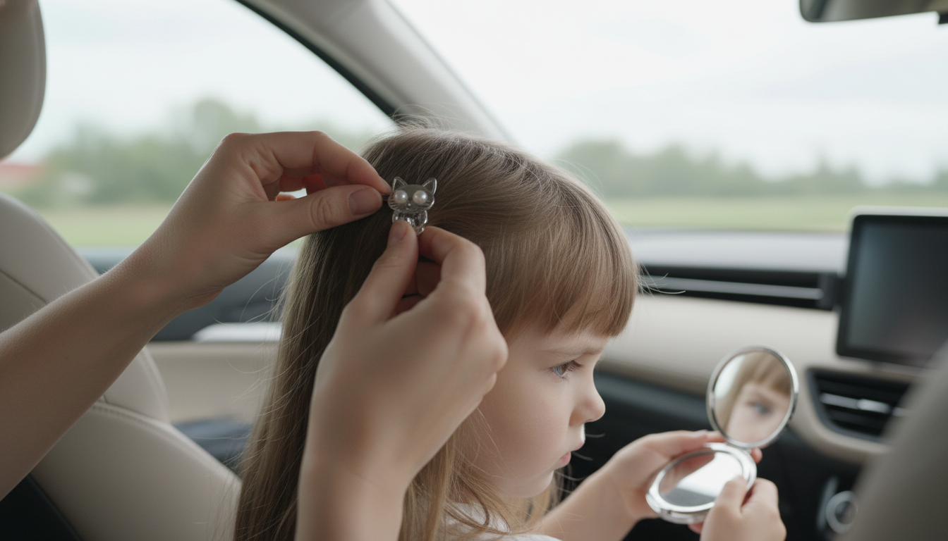 Kitten Hair Clip Tips: Keep Bangs From Slipping