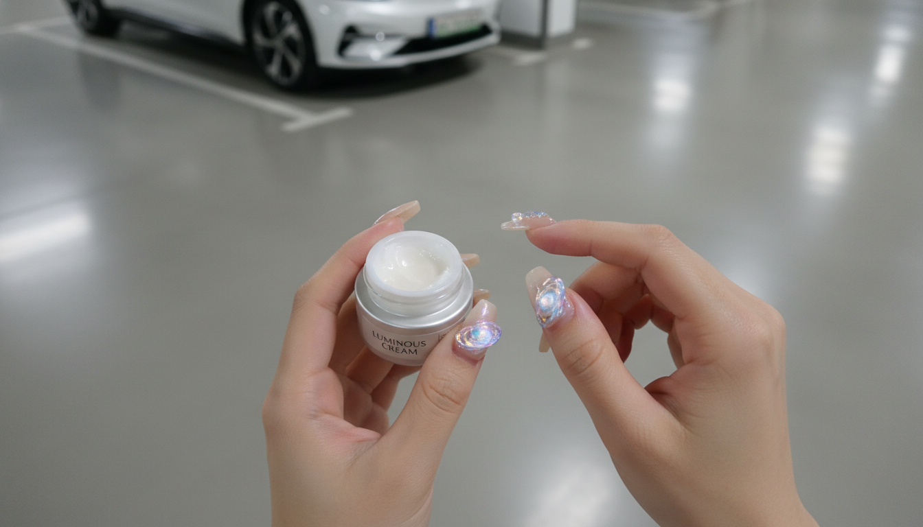 Luminous Cream: Glow & Depth for 3D Nail Charms