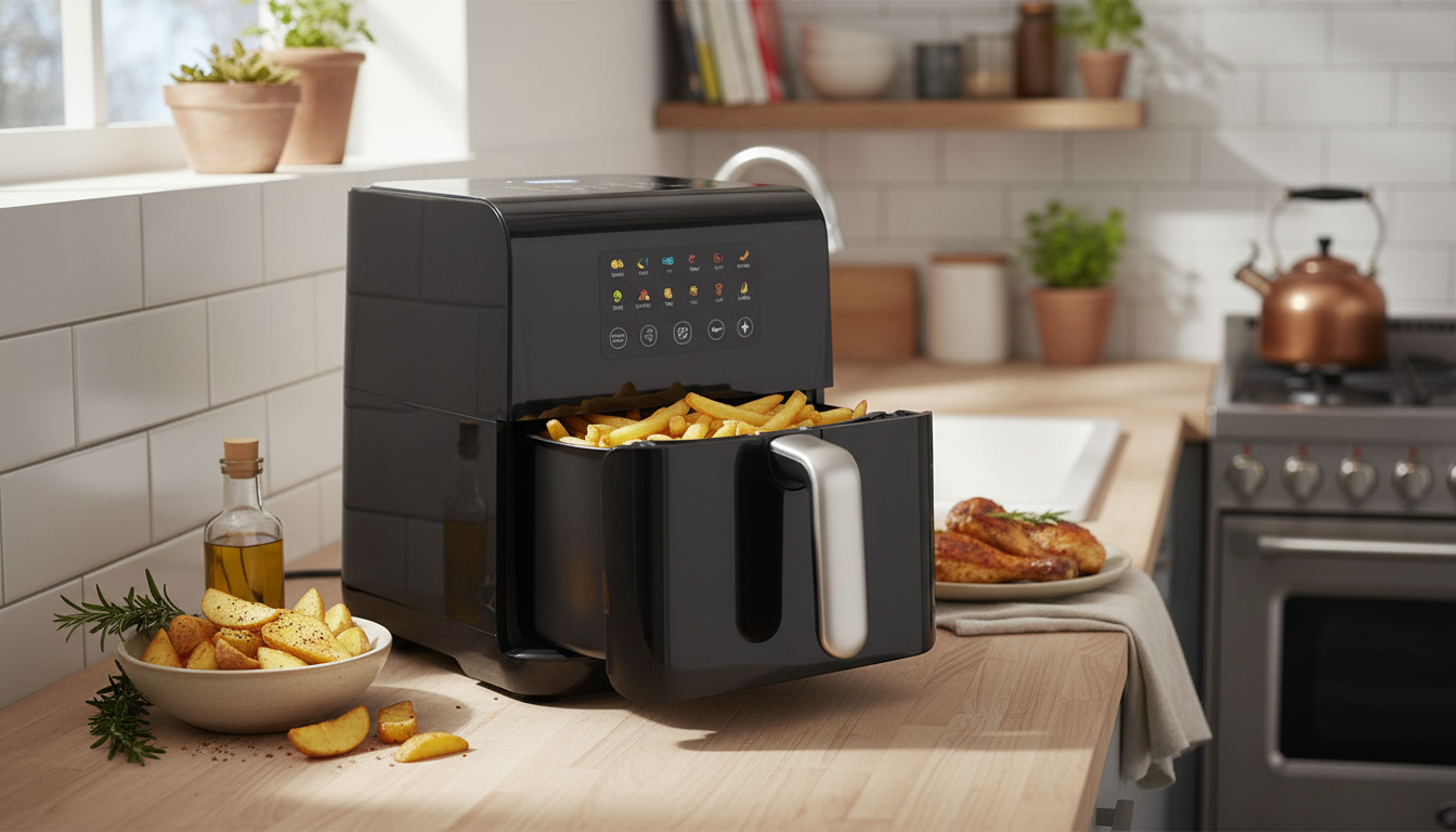 6.3 QT Digital Air Fryer: 12 Presets + Tenderizing