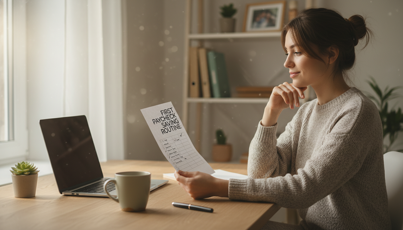First Paycheck Savings Checklist: A Simple Payday Routine