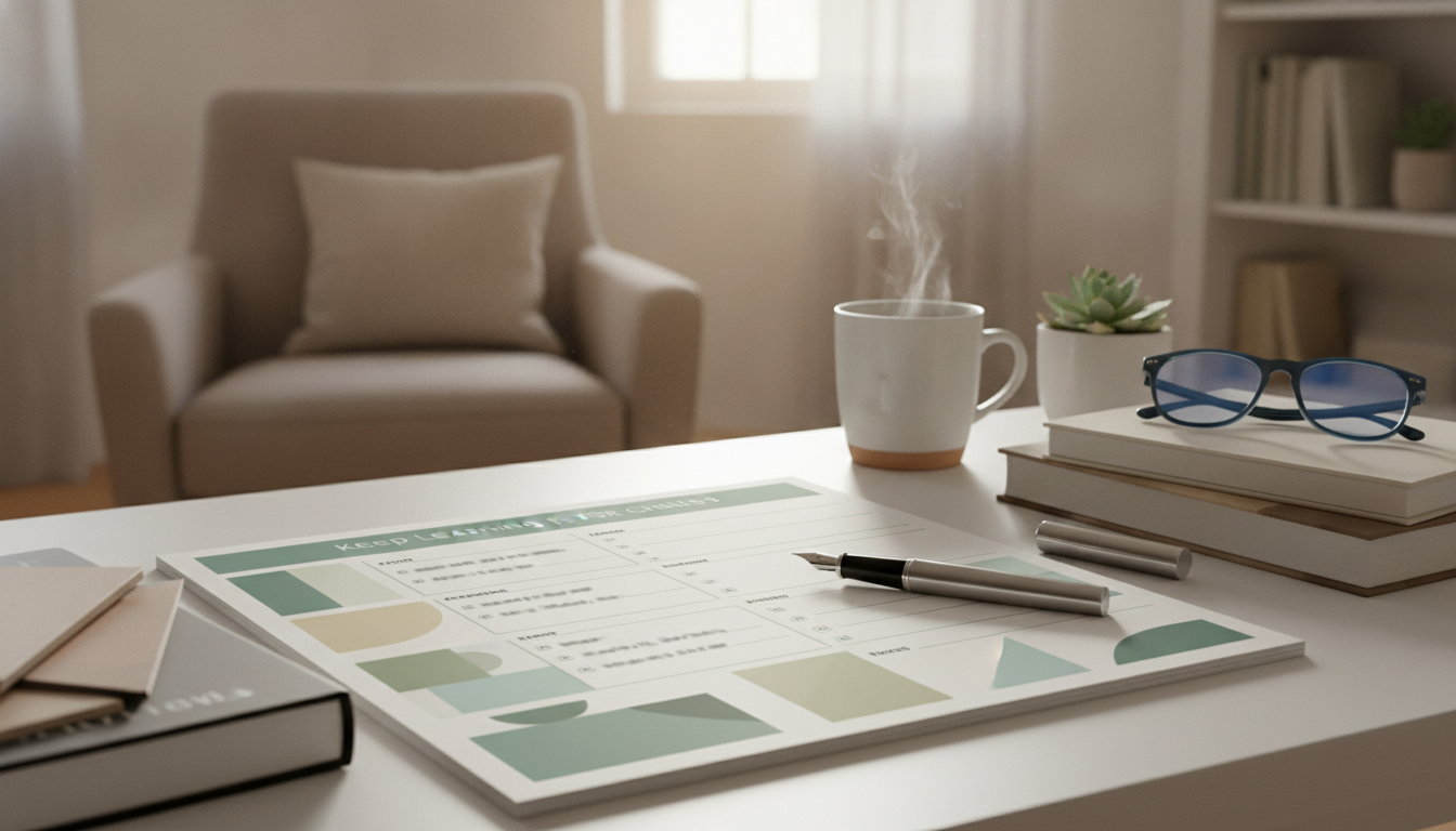 10-Minute Lifelong Learning Checklist + Daily Tracker