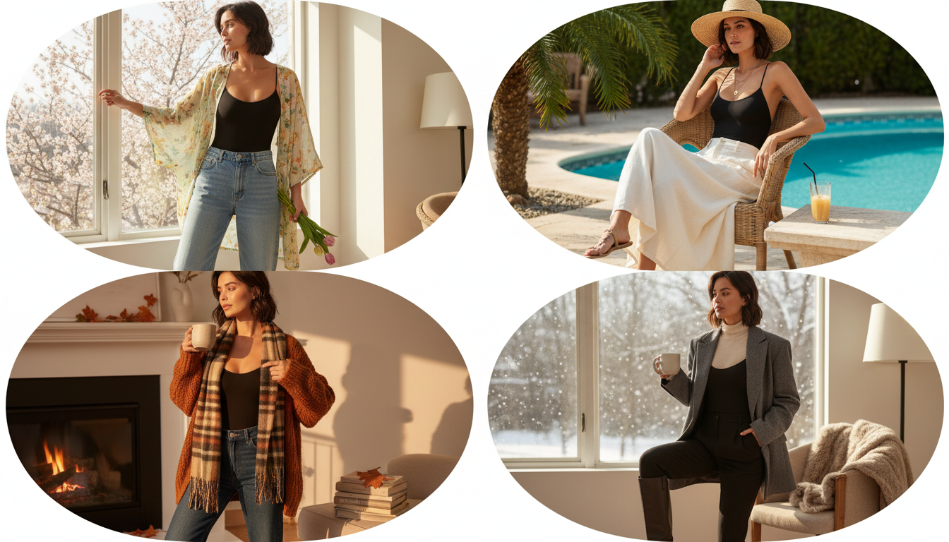 Modern Bodysuit Outfits for Spring, Summer, Fall, Winter