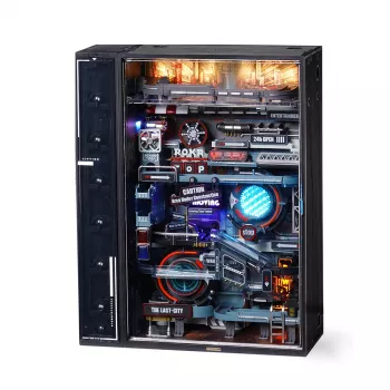 Futuristic Marble Run Puzzle: Build, Tune, Display